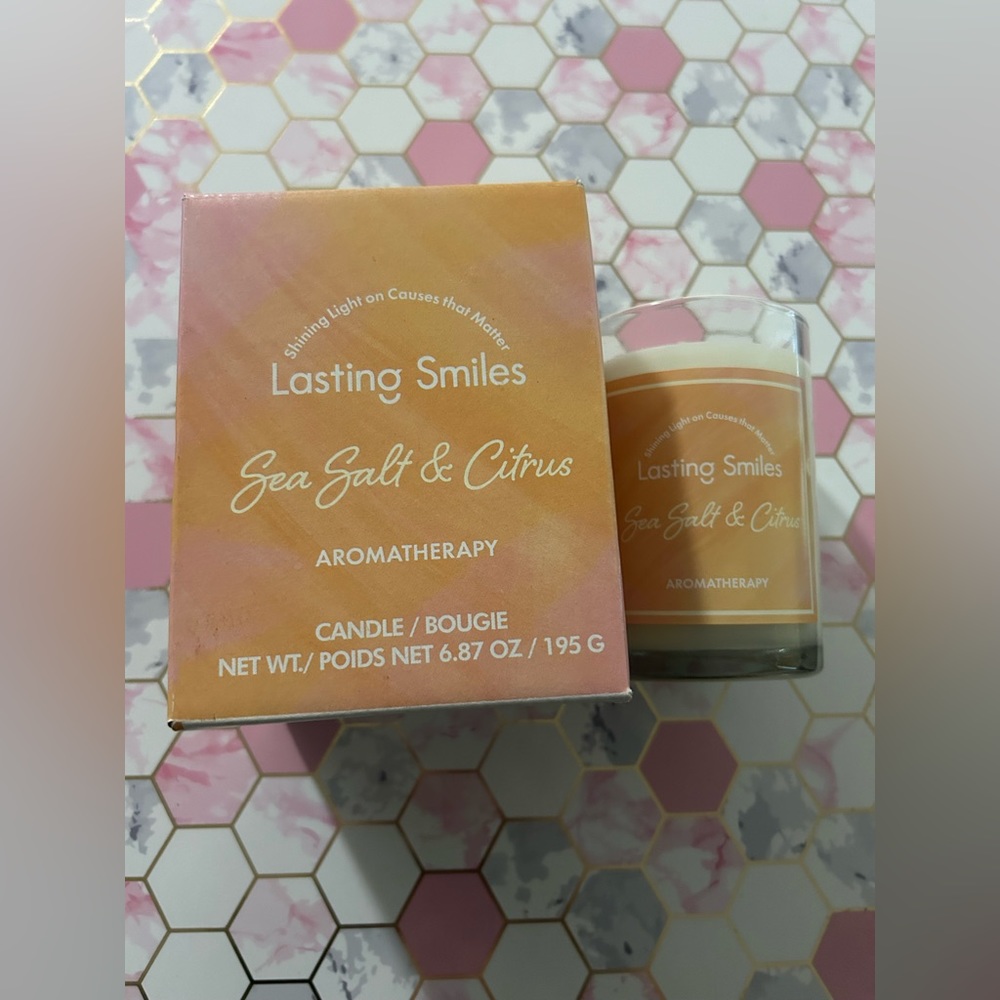 Lasting Smiles Sea Salt & Citrus - Aromatherapy Cause Candle